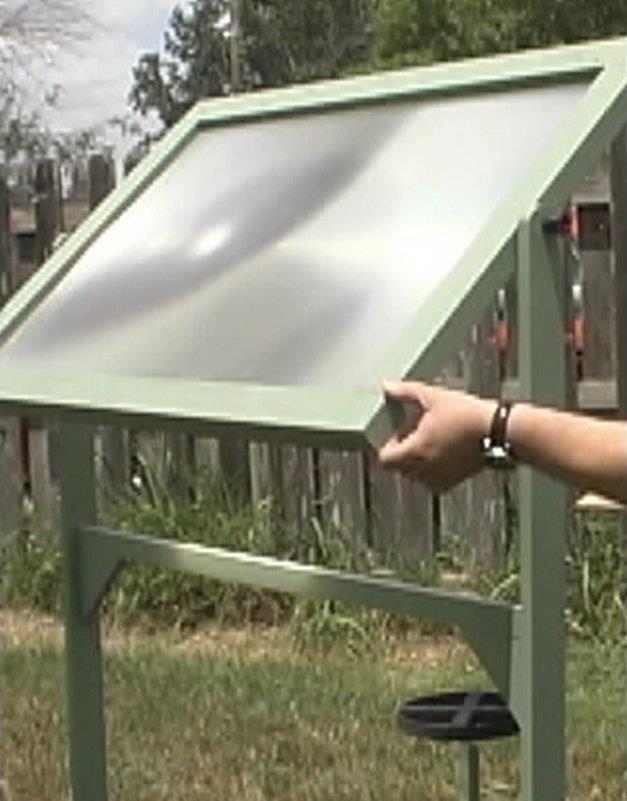 You can buy a large Fresnel lens on ebay or salvage one from an old-style big-screen TV.