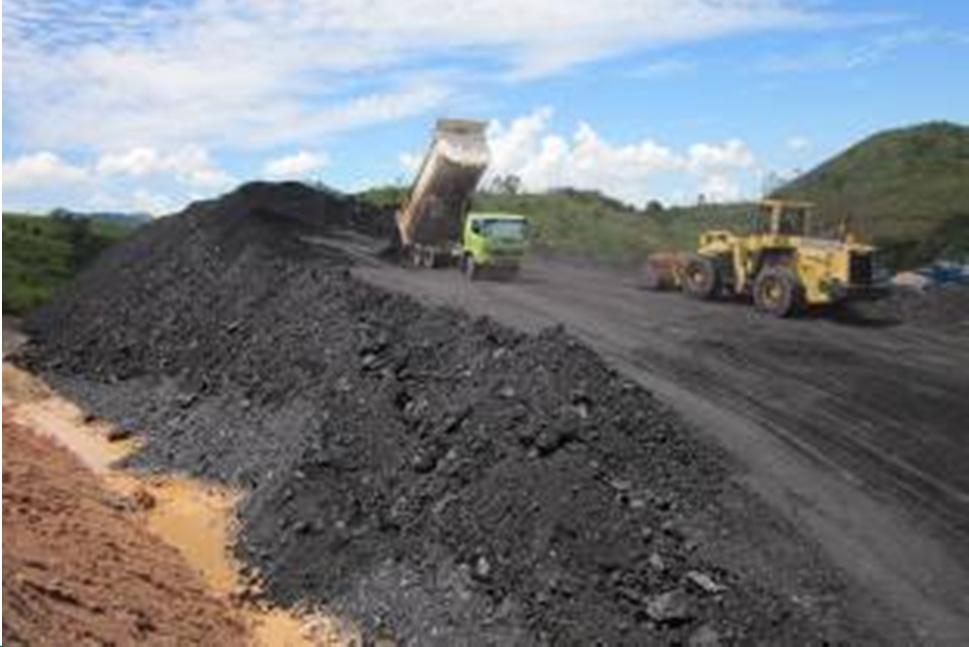 4 metre thick seams outcropping at surface, average 6,000 to 7,000 kcal/kg high quality thermal coal Coal