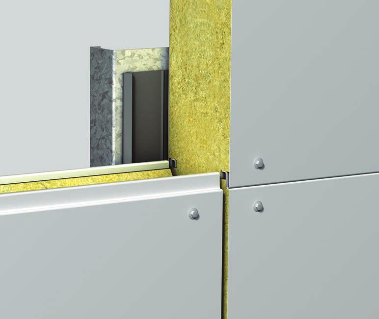 standard details E 8. Fix the panels with a minimum of 3 No. suitable austenitic stainless steel fixings per panel support* equally spaced down the face/edge of the panel.