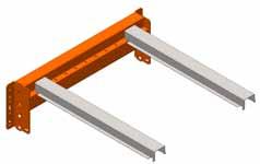 Fork Entry Bars Supports non-palletized loads, such as wallboard, plywood and metal sheets.