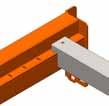 Back Stop Beam Back Stop Beams are offset loadbeams which create a barrier at the rear of the