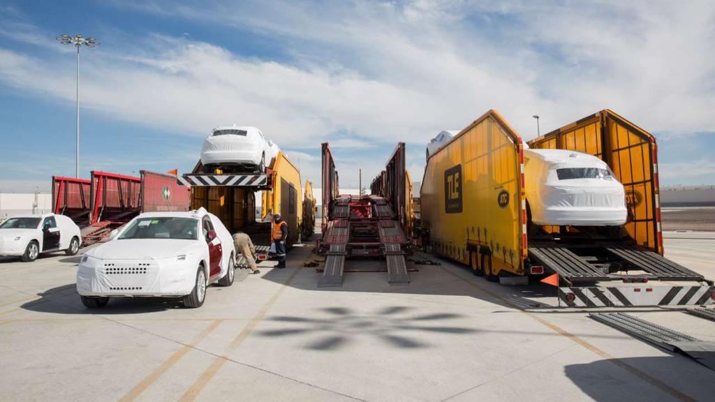 FBU Yard Truck loading 150 vehicles loaded in trucks per day Digital