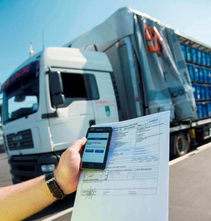 Quick-Check-In Supplier: Scan of shipment documents