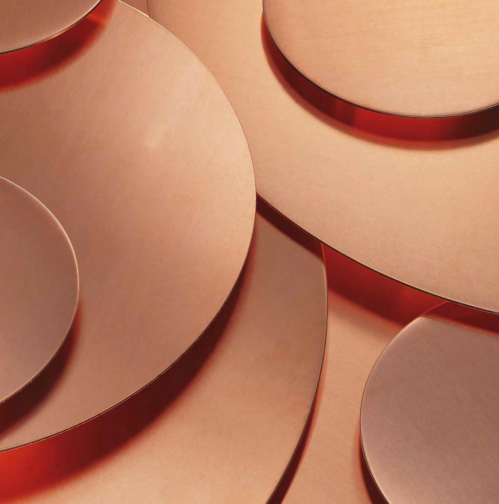 Discs KME produces copper discs and plates to EN 1652 and EN 1653 for hot-water appliances, household appliances and any type of metal