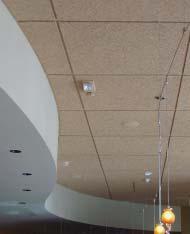 09 84 00/TED BuyLine 7499 ACOUSTICAL CEILINGS Tectum ceiling panels combine a unique textured beauty with superior abuse resistance.