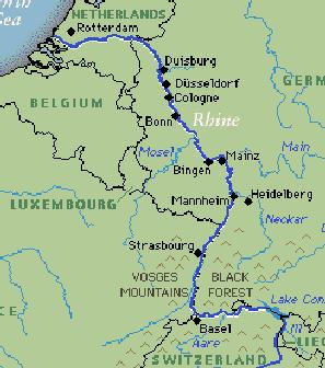 Case Study: Pollution on the Rhine European river shared by the Netherlands, Germany, France, Switzerland, Austria; Drains into the North sea through the Netherlands Upper Large chemical