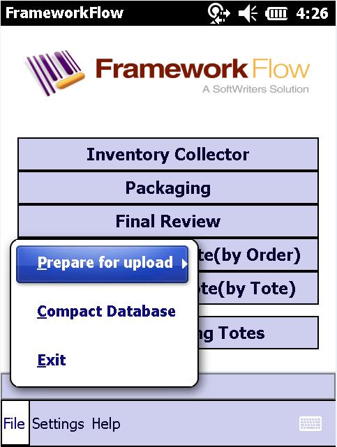 Managing the Inventory After a physical inventory has been completed, the FrameworkFlow inventory will need to be compared to the FrameworkLTC inventory.