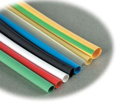 Thin Wall Heat-Shrinkable Tubing It s resistant to common fluids and solvents!