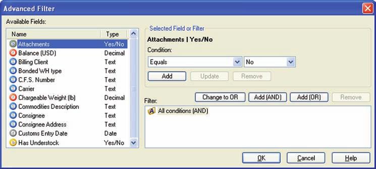 Page 2 How To? How to Use Advanced Filters This how-to tip explains the new Advanced Filter available in Magaya software.
