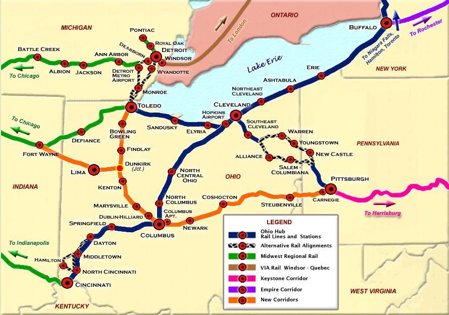 Ohio Hub System with Incremental Corridors The