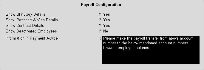 Payroll Compliance in Tally.