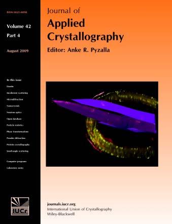 Journal of Applied Crystallography ISSN 21-8898 Editor: Anke R. Pyzalla Evaluation of particle statistics in powder diffractometry by a spinner-scan method T. Ida, T. Goto and H. Hibino J. Appl. Cryst. (29).