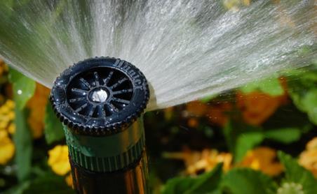 On Tuesday the turf water requirement is 0.500 (rounded up from 0.498 ). Regardless of the type of sprinkler, the soil infiltration or intake rate of 0.