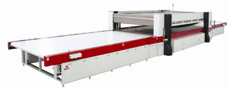 Module laminators consist of a large area of a heated platen within a vacuum chamber. Typical laminators operate at temperatures of 150 C (302 F).