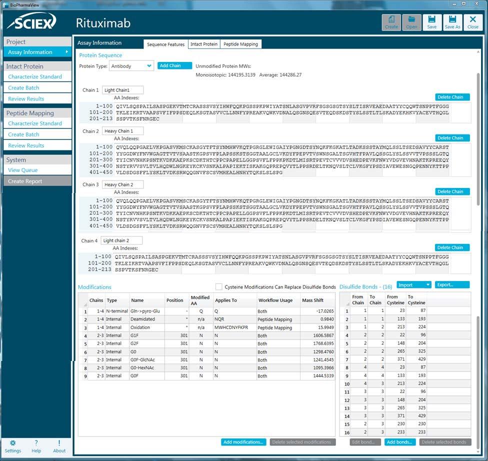 Process biotherapeutic peptide mapping data in BioPharmaView Software 2.0.
