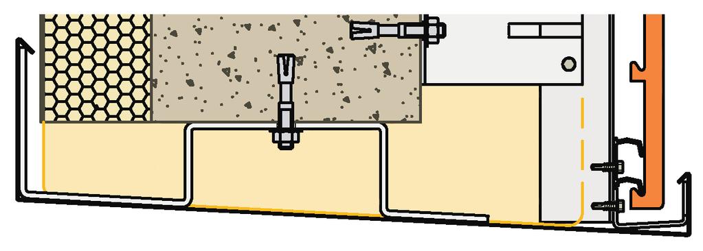 lug of tile Zephir tile plan view insulation support