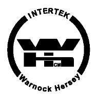 FIGURE 1 CSA Standards Certification Logo FIGURE 2 Warnock Hersey - Intertek