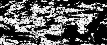 image using watershed segmentation to separate the YSZ grain in order for