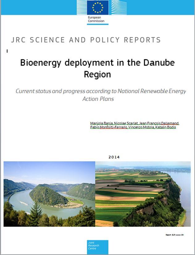 Bioenergy deployment in the Danube Region (2010 2020) 9 EU Member States AT, BG, HR, CZ, DE, HU, RO, SK and SI 7 non-eu countries UA, MD, RS, BiH, AL, ME and the Former