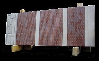 Kiln emissions from thin brick are 20% of full bed brick. Delivery of finished thin brick can be done on any type of truck (Flat-bed, Box, etc.) allowing back hauls.