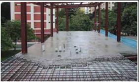B. Corrosion Protection: Fig. 6: Steel decking Barrier protection is perhaps the oldest and most widely used method of corrosion protection.