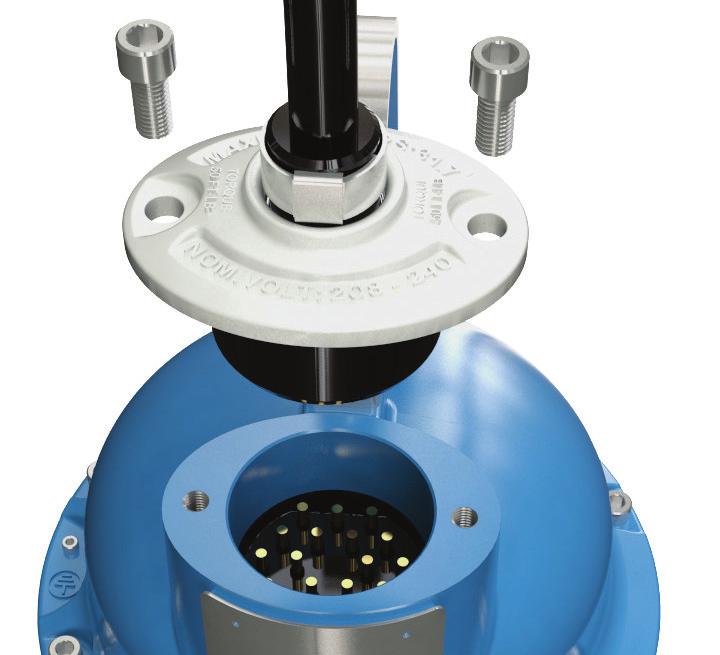 SITHE s open center cutter design and Barnes hydraulics prevent solids build up around the pump and in the volute and impeller passageways, and pass the chopped solids without any clogging.