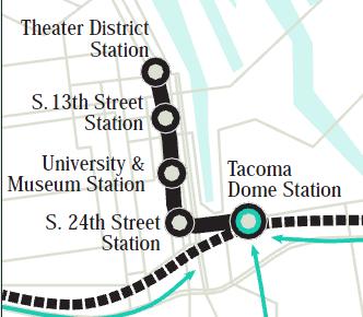 connecting downtown Tacoma with the regional transit