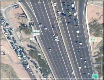 freeway-to-freeway diversion routes Scottsdale s signal timing plan