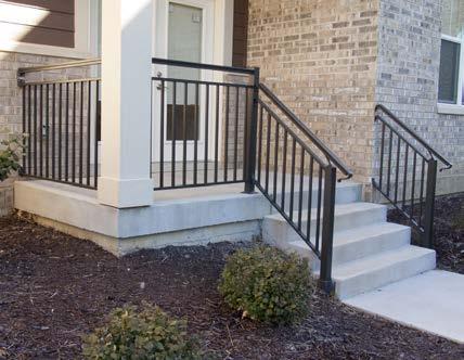 If railing is angled horizontally, the angle must be specified so the proper openings can be machined into the post.