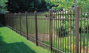 To make our fencing even more versatile, cast aluminum ornaments, inserts and scrolls are available to mount on top of posts and on pickets for a custom decorative appearance.
