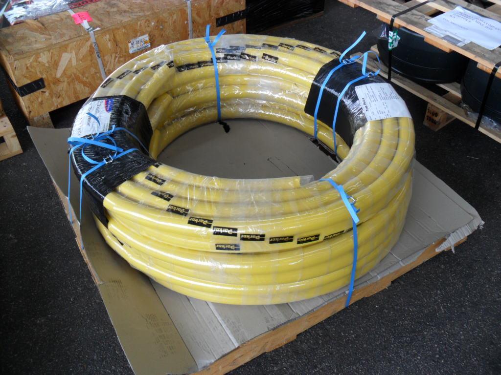 The image below identifies hoses incorrectly secured and covered in plastic which have dislodged