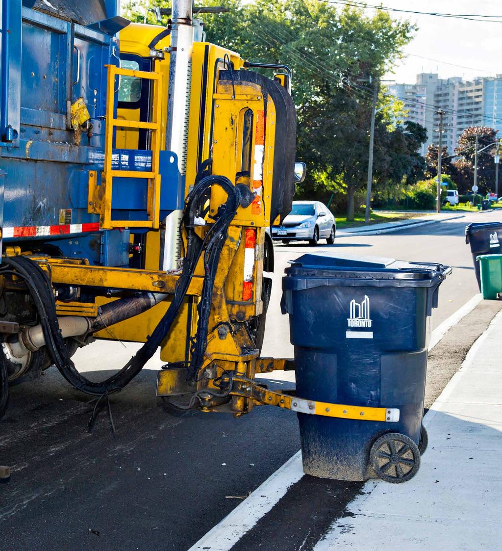 What is the City doing? Waste Waste accounts for 11% of Toronto s greenhouse gas emissions. A number of innovative initiatives are underway across the city to minimize waste and its impact.