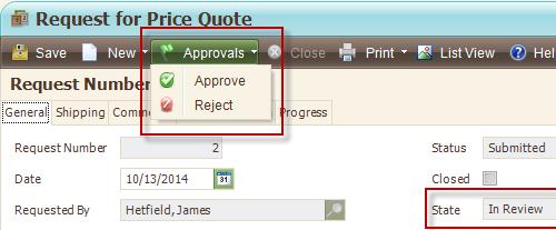 New Approval Workflows Simplify PO approval by using the new approval workflows in Vision 7.4.