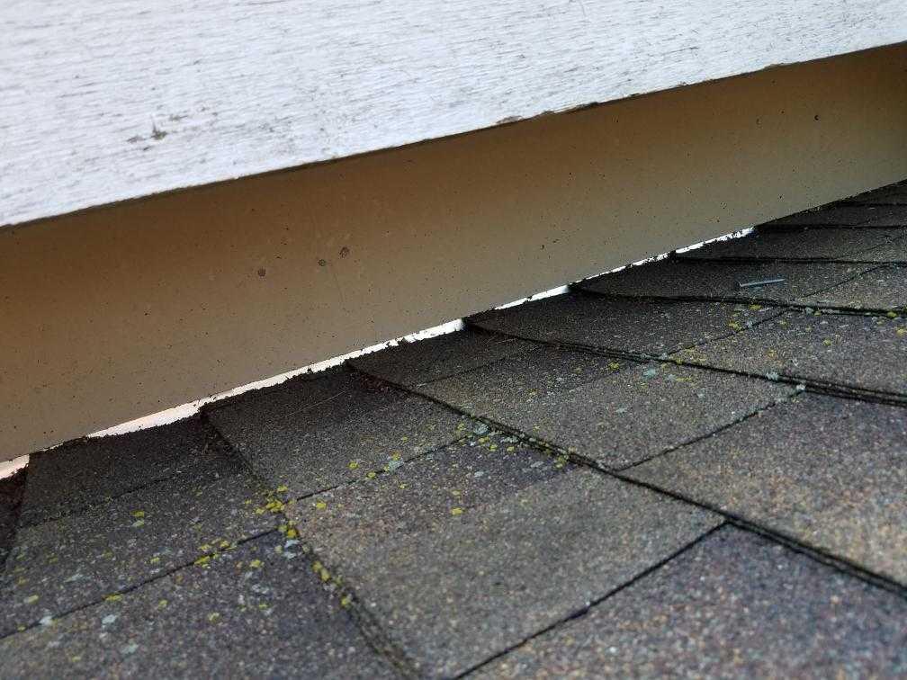 We the roof is replaced, we recommend installing step flashing.