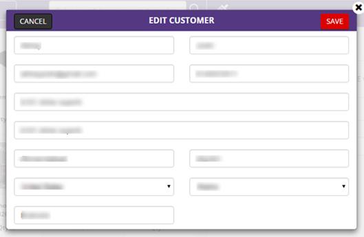 Edit customer info right on BVPOS screen Save customer cart for better queue management User type should be selected while creating a customer, Default user type would be General user type.
