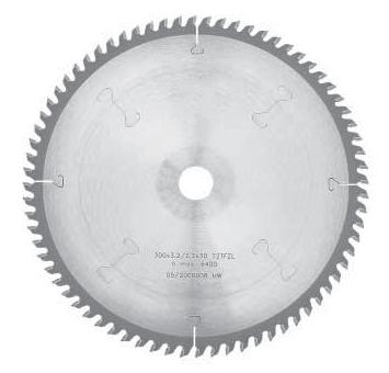 CIRCULAR SAWS FOR WOODWORKING MACHINES Panel Sizing TCT Saw Blades Material: U sage: Machine exotic woods, hard woods, laminated chip-boards laminated boards panel sizing machines 5397 11 TFZ L