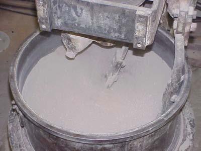 Mixing Once all four buckets in a group were pulverized, 5 kg of each bucket was placed in the mixer.