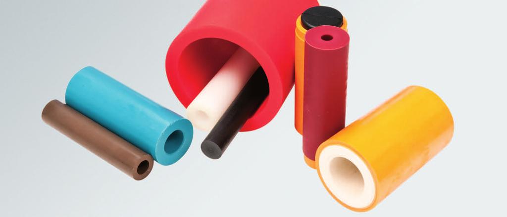 Materials & Semi-Finished Products We produce semi-finished products of polyurethane and rubber materials. In cooperation with industry and universities we are continually improving our materials.