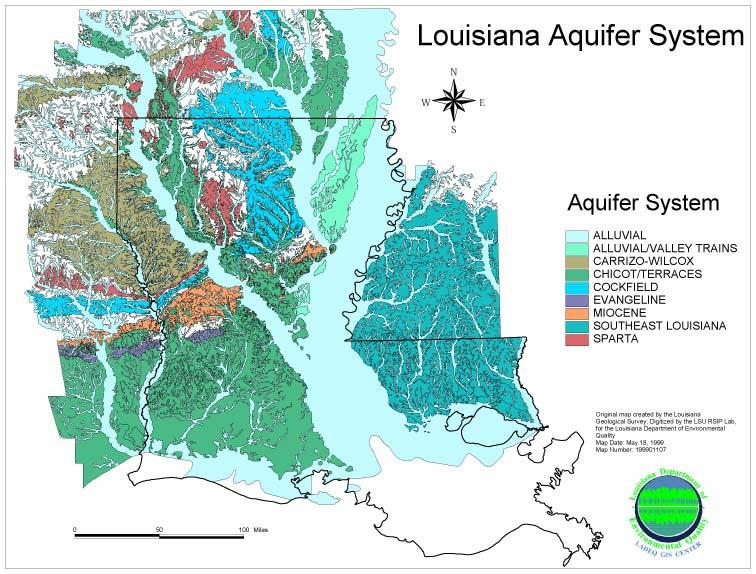 Case Study: Louisiana Concerns Saltwater Encroachment Water Level Declines Water