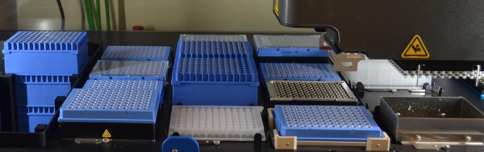 The module takes approximately 30 minutes from start to the first pause for addition of samples, 1 hour and 45 minutes from the addition of samples until the second pause for the addition of PCR