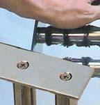 Simply release the locking mechanism, remove the magnetic cores from their stainless steel housings