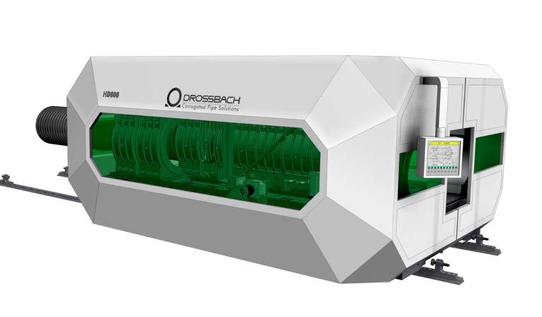 DROSSBACH HD 800 Optimum start tool for sewage pipe production.