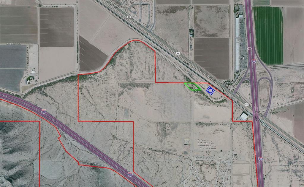 < Existing Access Centerpoint of the Southwest Offsite Dry Utility Map Proposed APS Substation RGCC Proposed Water Storage E l e c t r i c: Arizona Public Service 7 Megawatt capacity from redundant