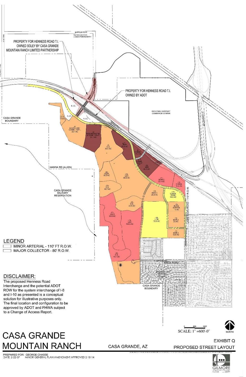 Casa Grande Mountain Ranch Master Land Use Plan Previous Zoning CITY APPROVED: March 11, 2014 RESORT SITE A 31 acre resort site located at the north foothills of Casa Grande Mountain is identified in