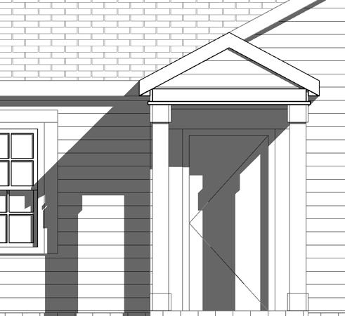 PAINTED, (OWNER TO SELECT 2 New Front Elevation A200 Drawn
