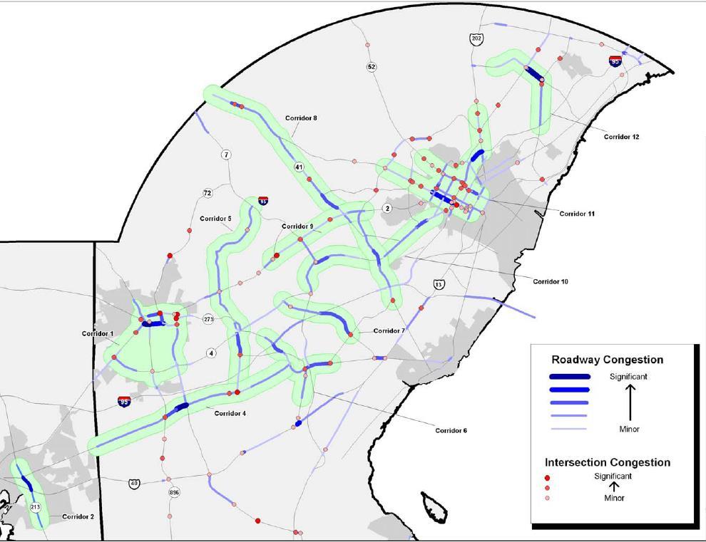 Action 2: Example (WILMAPCO) Wilmington Area Planning Council (Wilmington, DE) Two-tiered system of collecting data on all roadways classified as arterials or higher Defines a