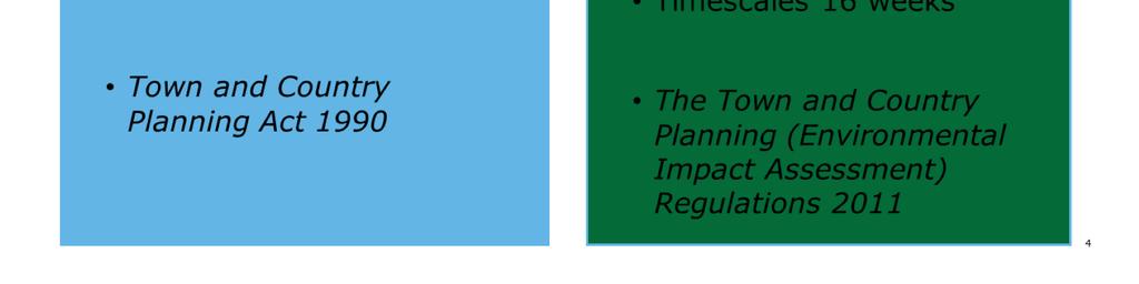 Planning reports will consider specific impacts (eg.