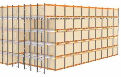 DOUBLE DEEP & DRIVE-IN DOUBLE DEEP l Double Deep pallet racking, as the name implies, allows pallets to be stored two
