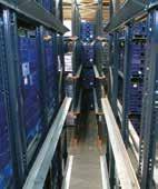 l By reducing the number of access aisles and using the space saved to accommodate additional racking, a Double Deep