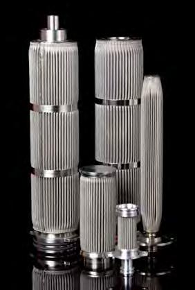 Metal Filter Cartridges and Elements Van Borselen Filters Supplies a broad range of industry standard stainless steel filter cartridges suitable for use in a wide range of industries, including